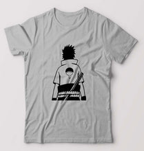 Load image into Gallery viewer, Sasuke Uchiha T-Shirt for Men-S(38 Inches)-Grey Melange-Ektarfa.online
