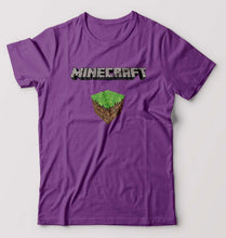 Load image into Gallery viewer, Minecraft T-Shirt for Men-Purple-Ektarfa.online
