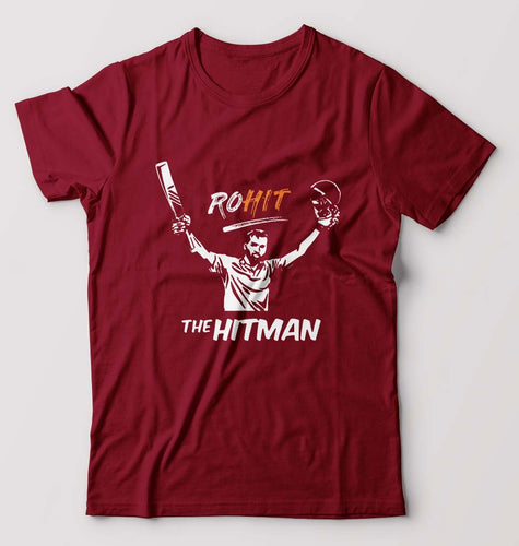 Rohit Sharma T-Shirt for Men-Maroon-Ektarfa.online