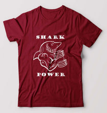 Load image into Gallery viewer, Gym Shark Power T-Shirt for Men-S(38 Inches)-Maroon-Ektarfa.online
