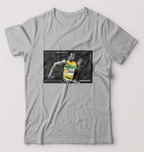 Load image into Gallery viewer, Usain Bolt T-Shirt for Men-Grey Melange-Ektarfa.online
