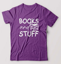 Load image into Gallery viewer, Books T-Shirt for Men-Purple-Ektarfa.online
