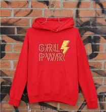 Load image into Gallery viewer, Feminist Girl Power Unisex Hoodie for Men/Women-S(40 Inches)-Red-Ektarfa.online
