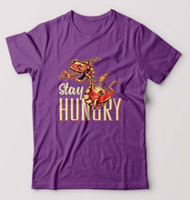 Load image into Gallery viewer, Hungry Dragon T-Shirt for Men-S(38 Inches)-Purple-Ektarfa.online
