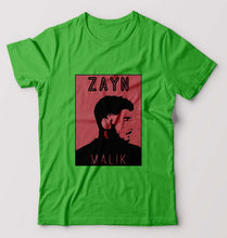 Load image into Gallery viewer, Zayn Malik T-Shirt for Men-S(38 Inches)-Flag Green-Ektarfa.online

