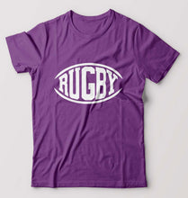 Load image into Gallery viewer, Rugby T-Shirt for Men-Purple-Ektarfa.online
