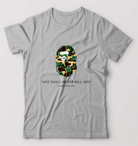 A Bathing Ape T-Shirt for Men-Grey Melange-Ektarfa.online