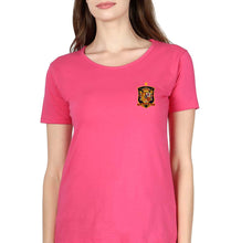 Load image into Gallery viewer, Spain Football T-Shirt for Women-XS(32 Inches)-Pink-Ektarfa.online
