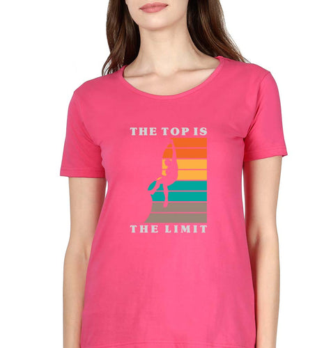 Limit T-Shirt for Women-Pink-Ektarfa.online