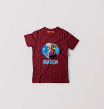 Load image into Gallery viewer, Frozen Elsa Kids T-Shirt for Boy/Girl-Maroon-Ektarfa.online
