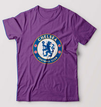 Load image into Gallery viewer, Chelsea T-Shirt for Men-S(38 Inches)-Purple-Ektarfa.online
