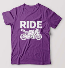 Load image into Gallery viewer, Ride Superbike T-Shirt for Men-Purple-Ektarfa.online
