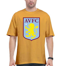 Load image into Gallery viewer, Aston Villa Oversized T-Shirt for Men-Golden Yellow-Ektarfa.online

