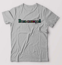Load image into Gallery viewer, Born Annoyed T-Shirt for Men-Grey Melange-Ektarfa.online
