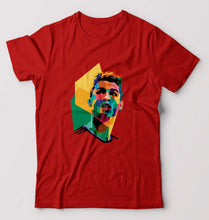 Load image into Gallery viewer, Cristiano Ronaldo CR7 T-Shirt for Men-S(38 Inches)-Red-Ektarfa.online
