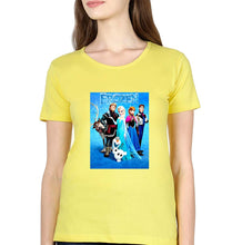 Load image into Gallery viewer, Frozen T-Shirt for Women-Yellow-Ektarfa.online
