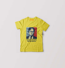Load image into Gallery viewer, Dwight Schrute T-Shirt for Boy/Girl-Yellow-Ektarfa.online
