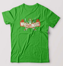 Load image into Gallery viewer, WWE Wrestle Mania T-Shirt for Men-S(38 Inches)-Flag Green-Ektarfa.online
