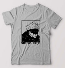 Load image into Gallery viewer, Gojo Satoru Anime T-Shirt for Men-S(38 Inches)-Grey Melange-Ektarfa.online
