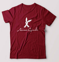 Load image into Gallery viewer, Ariana Grande T-Shirt for Men-S(38 Inches)-Maroon-Ektarfa.online
