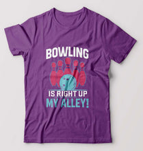 Load image into Gallery viewer, Bowling T-Shirt for Men-Purple-Ektarfa.online
