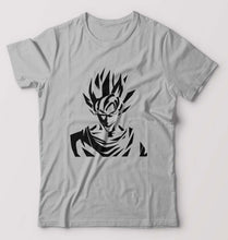 Load image into Gallery viewer, Anime Goku T-Shirt for Men-S(38 Inches)-Grey Melange-Ektarfa.online
