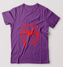Load image into Gallery viewer, Spiderman Superhero T-Shirt for Men-S(38 Inches)-Purple-Ektarfa.online
