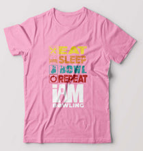 Load image into Gallery viewer, Bowling T-Shirt for Men-Light Baby Pink-Ektarfa.online
