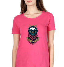 Load image into Gallery viewer, Owl Music T-Shirt for Women-XS(32 Inches)-Pink-Ektarfa.online
