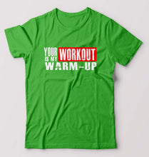 Load image into Gallery viewer, Gym T-Shirt for Men-S(38 Inches)-flag green-Ektarfa.online
