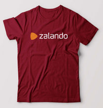 Load image into Gallery viewer, Zalando T-Shirt for Men-S(38 Inches)-Maroon-Ektarfa.online
