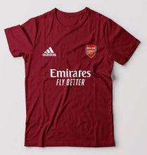 Load image into Gallery viewer, Arsenal 2021-22 T-Shirt for Men-S(38 Inches)-Maroon-Ektarfa.online
