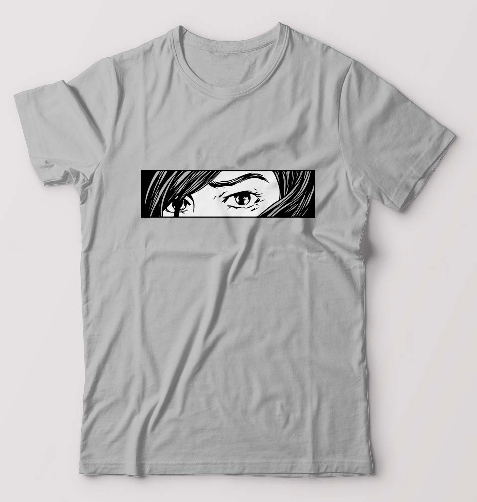 Anime T-Shirt for Men-S(38 Inches)-Grey Melange-Ektarfa.online