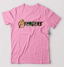 Load image into Gallery viewer, Avengers T-Shirt for Men-S(38 Inches)-Light Baby Pink-Ektarfa.online
