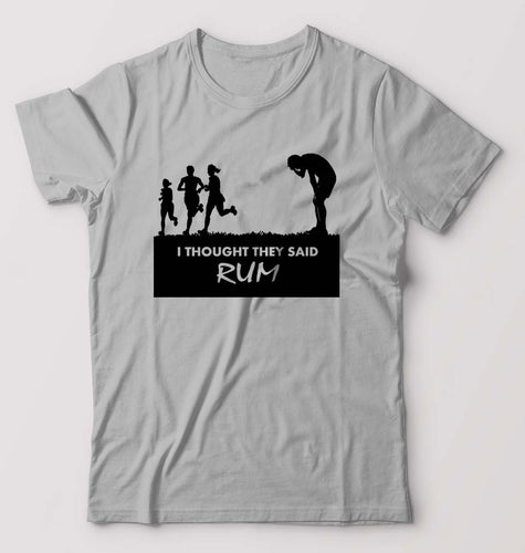 Rum Funny T-Shirt for Men-Grey Melange-Ektarfa.online