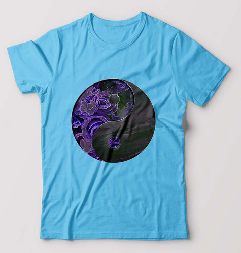 Yin Yang T-Shirt for Men-Light Blue-Ektarfa.online