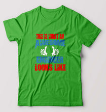 Load image into Gallery viewer, Awesome Engineer T-Shirt for Men-flag green-Ektarfa.online
