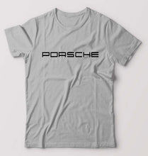 Load image into Gallery viewer, Porsche T-Shirt for Men-S(38 Inches)-Grey Melange-Ektarfa.online
