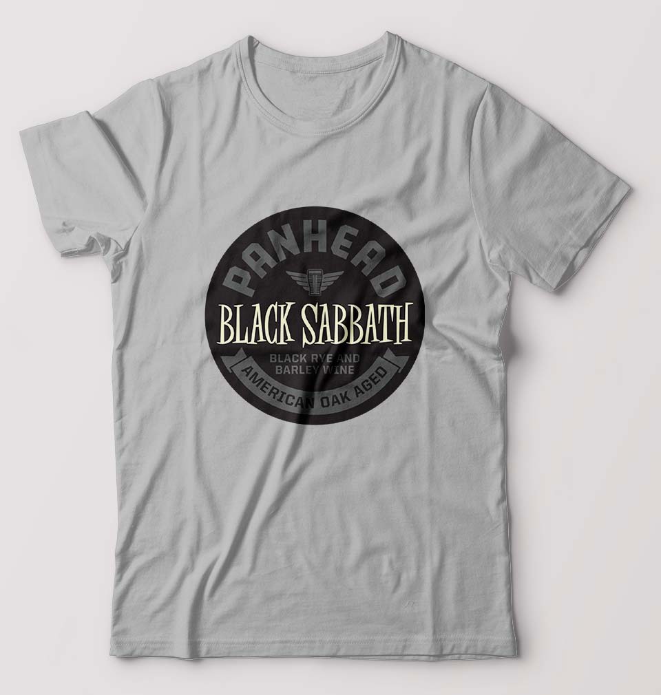 Black Sabbath T-Shirt for Men-S(38 Inches)-Grey Melange-Ektarfa.online