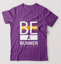Load image into Gallery viewer, Runner Running T-Shirt for Men-Purple-Ektarfa.online
