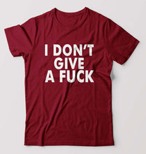 Load image into Gallery viewer, Fuck T-Shirt for Men-S(38 Inches)-Maroon-Ektarfa.online
