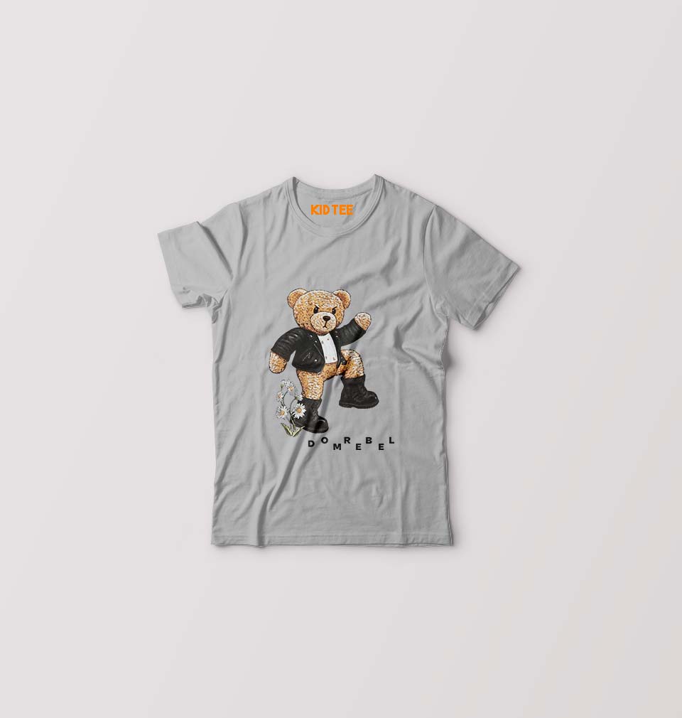 Domrebel Taddy Kids T-Shirt for Boy/Girl-Grey-Ektarfa.online