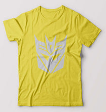 Load image into Gallery viewer, Decepticon Transformers T-Shirt for Men-S(38 Inches)-Yellow-Ektarfa.online
