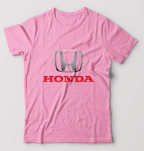 Load image into Gallery viewer, Honda T-Shirt for Men-S(38 Inches)-Light Baby Pink-Ektarfa.online

