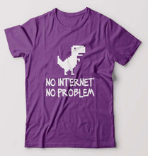 Load image into Gallery viewer, Internet T-Shirt for Men-Purple-Ektarfa.online
