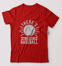 Load image into Gallery viewer, Baseball T-Shirt for Men-Red-Ektarfa.online
