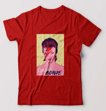 Load image into Gallery viewer, David Bowie T-Shirt for Men-Red-Ektarfa.online
