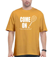 Load image into Gallery viewer, Tennis Oversized T-Shirt for Men-Golden Yellow-Ektarfa.online
