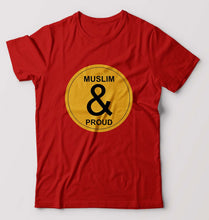 Load image into Gallery viewer, Muslim T-Shirt for Men-S(38 Inches)-Red-Ektarfa.online
