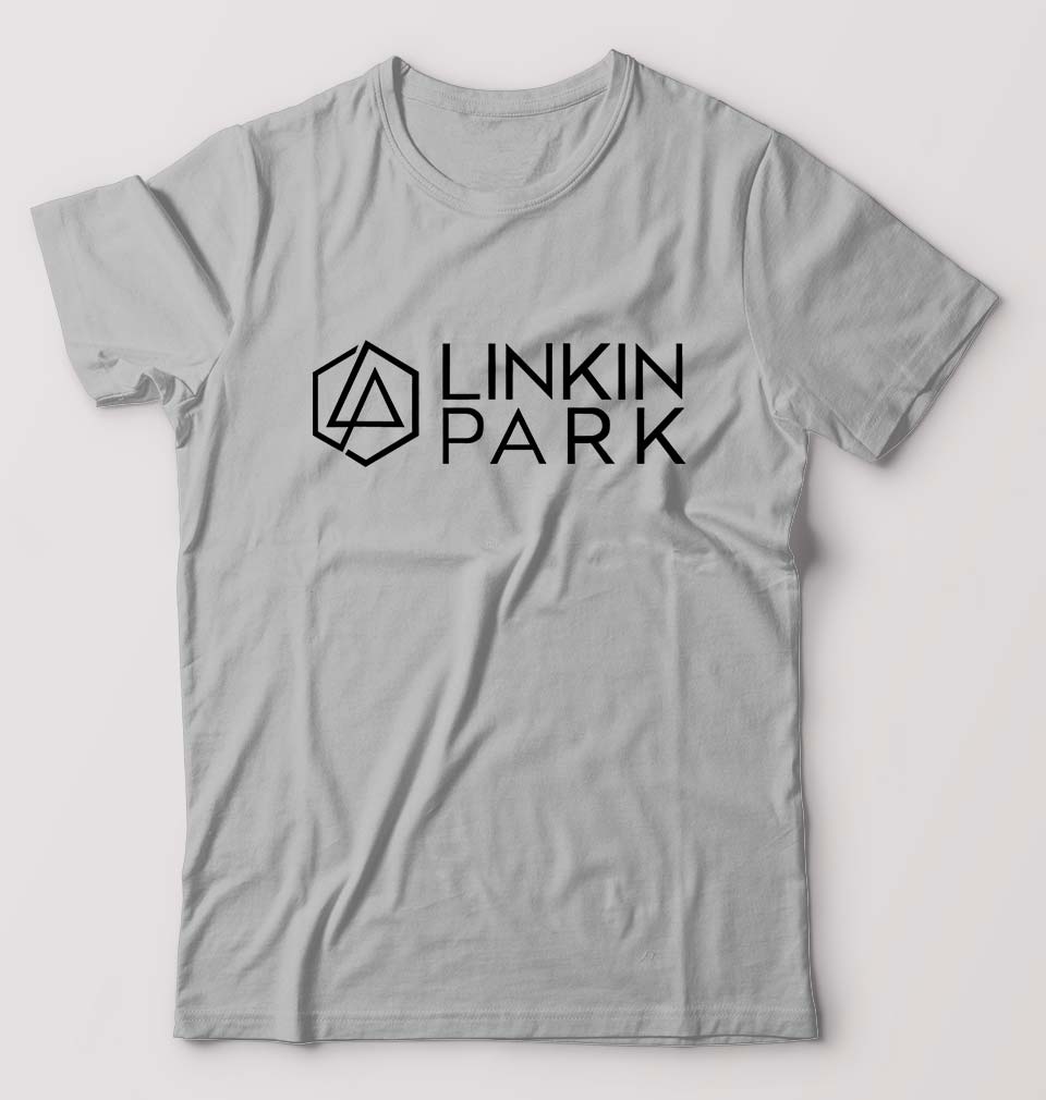 Linkin Park T-Shirt for Men-S(38 Inches)-Grey Melange-Ektarfa.online
